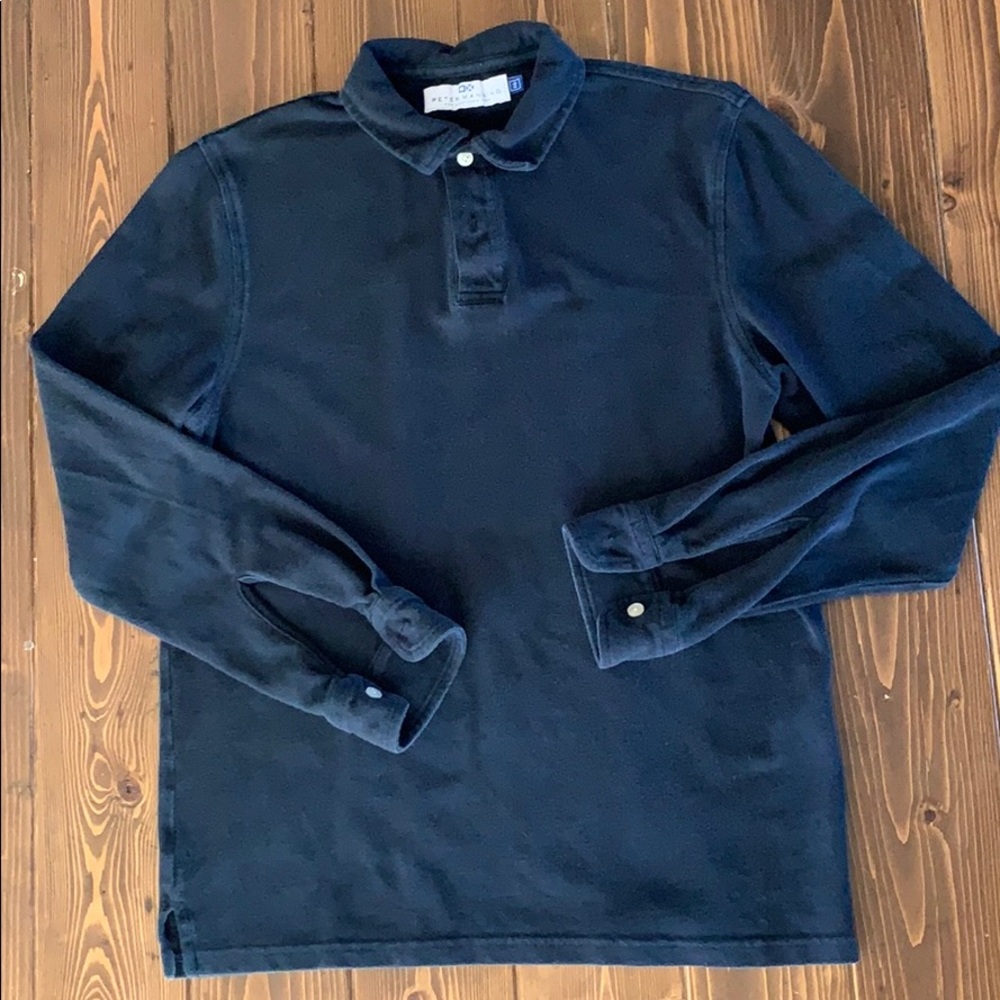 Peter Manning Long Sleeve Polo Shirt. Size 2.
